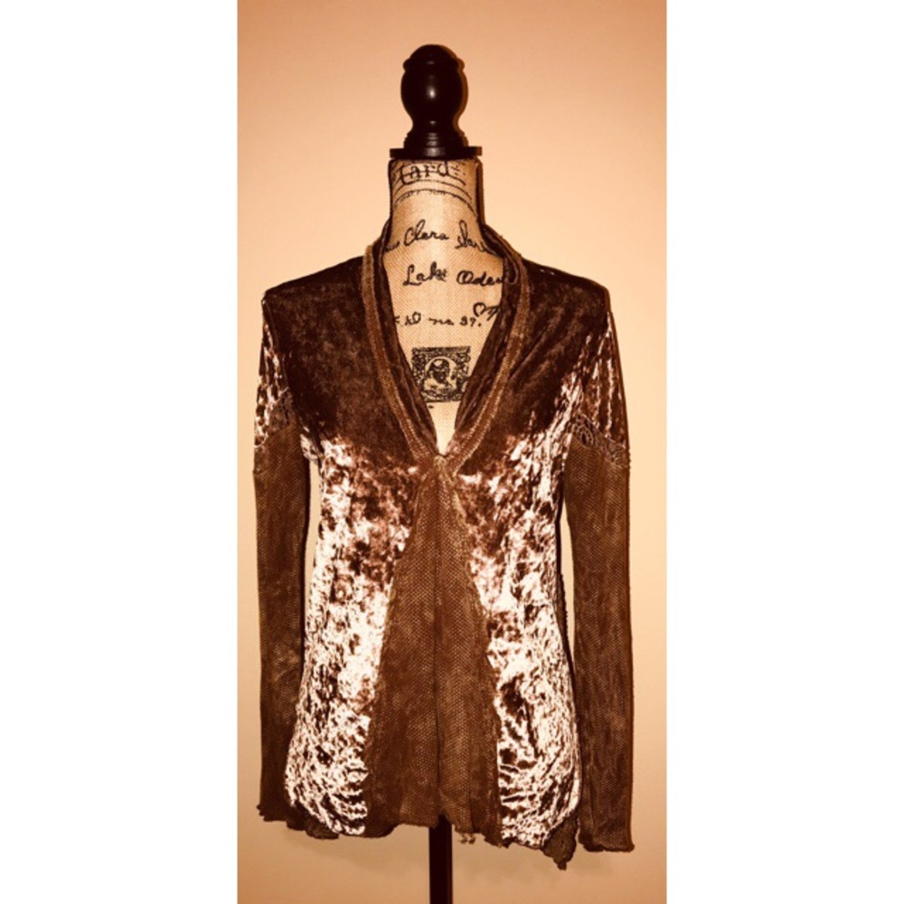 Gimmicks by BKE VELVET blouse